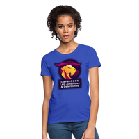 Thumbnail for Women's Glow Capricorn T-Shirt - royal blue