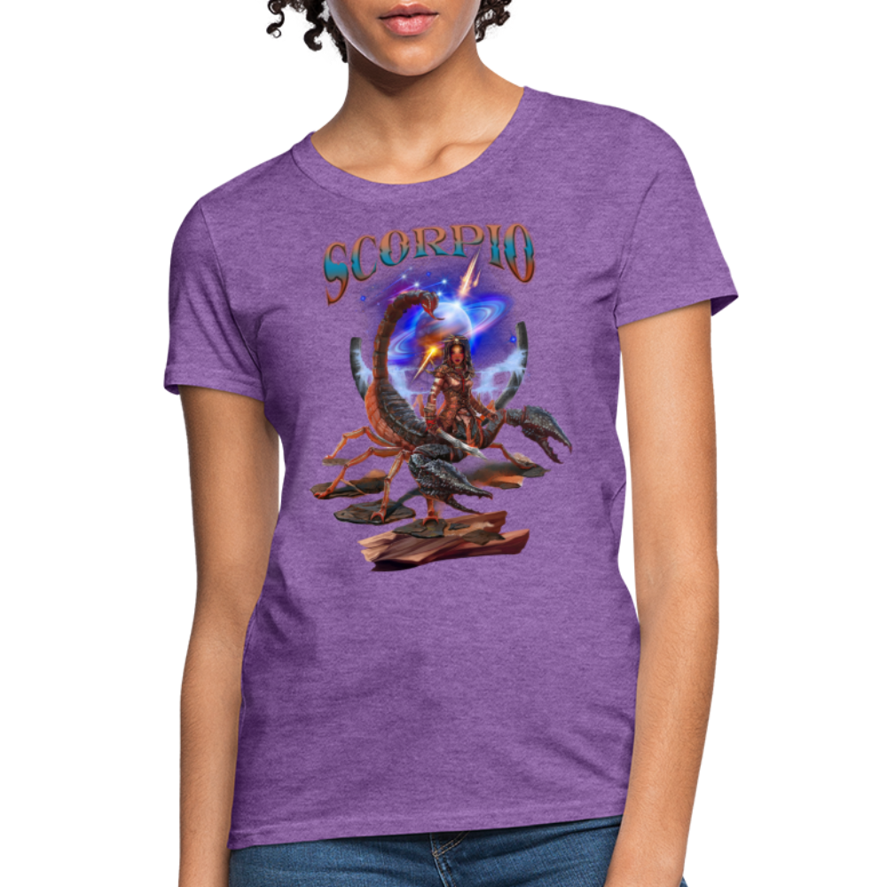 Women's Astral Scorpio T-Shirt - purple heather