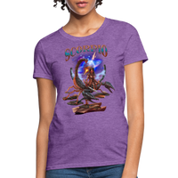 Thumbnail for Women's Astral Scorpio T-Shirt - purple heather