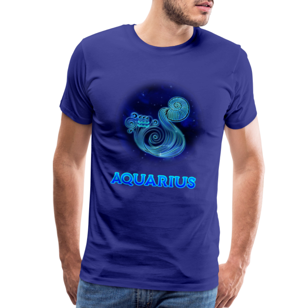 Men's Aquarius Premium T-Shirt - royal blue