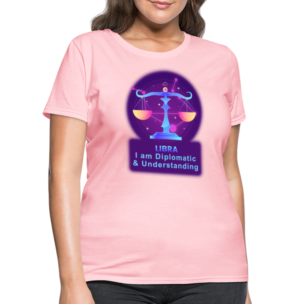 Women's Neon Libra T-Shirt - pink