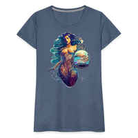 Thumbnail for Women’s Mythical Aquarius Premium T-Shirt - heather blue