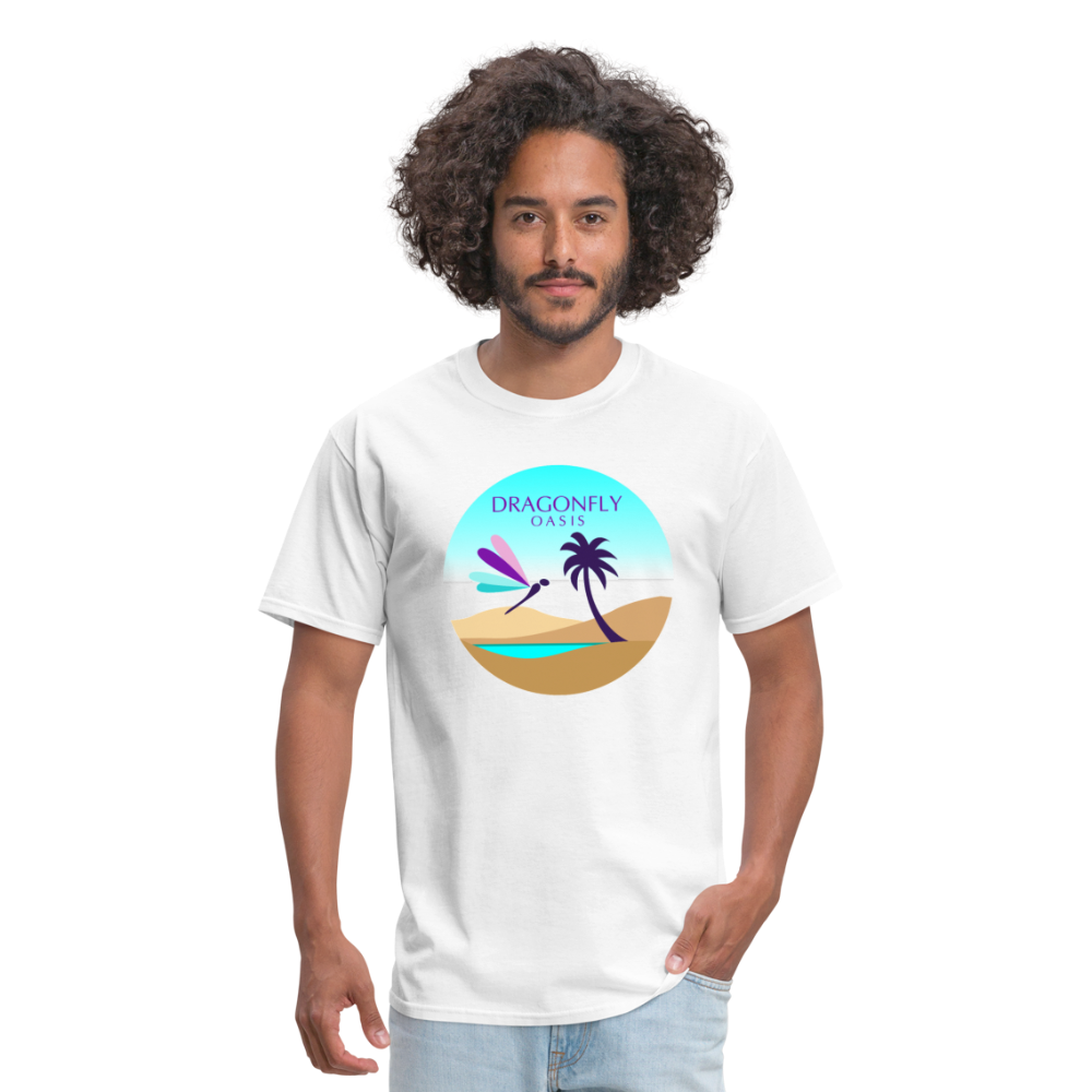 Men's Dragonfly 2nd Logo Classic T-Shirt - white