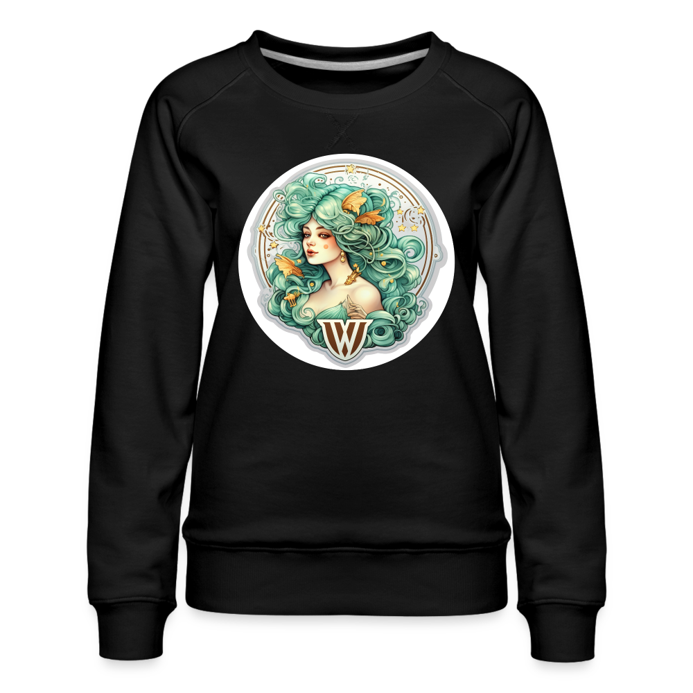 Women’s Symbol Virgo Premium Sweatshirt - black