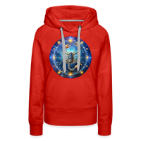 Thumbnail for Women’s Symbol Scorpio Premium Hoodie - red