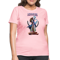 Thumbnail for Women's Astral Aquarius T-Shirt - pink