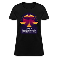 Thumbnail for Women's Glow Libra T-Shirt - black