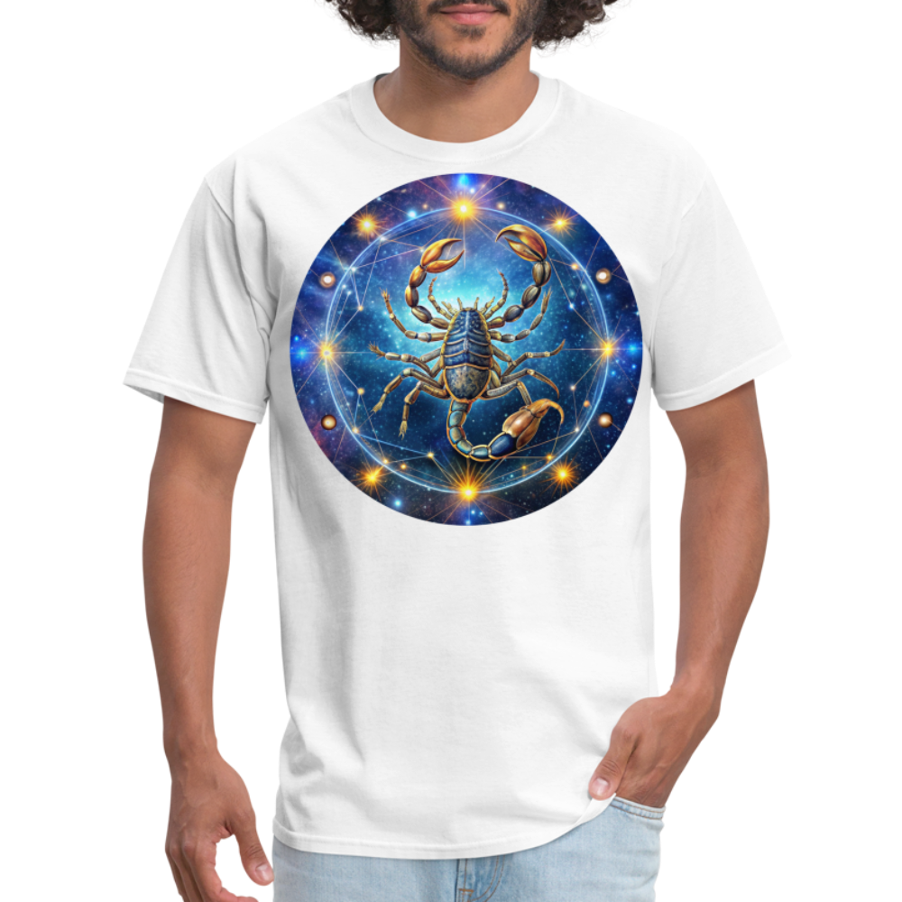 Men's Symbol Scorpio Classic T-Shirt - white