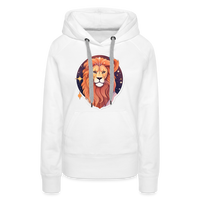 Thumbnail for Women’s Symbol Leo Premium Hoodie - white