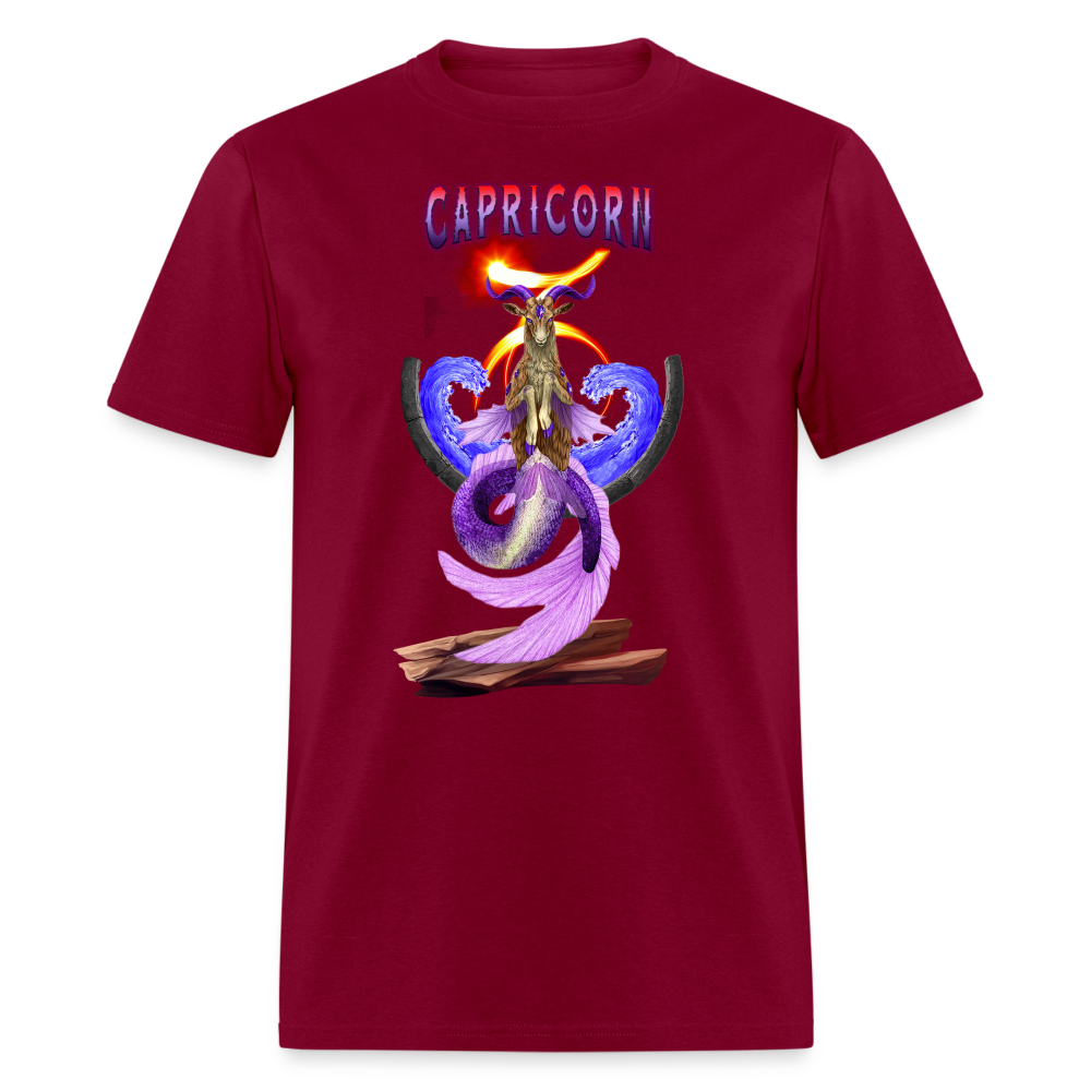 Men's Astral Capricorn Classic T-Shirt - burgundy