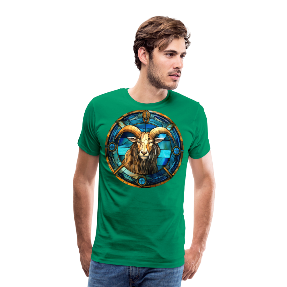 Men's Mosaic Capricorn Premium T-Shirt - kelly green