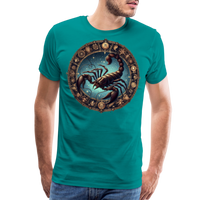 Thumbnail for Men's Mythical Scorpio Premium T-Shirt - teal