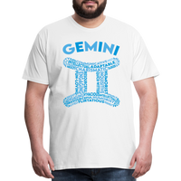 Thumbnail for Men's Power Words Gemini Premium T-Shirt - white