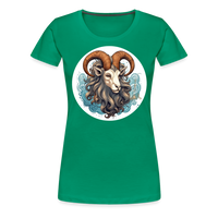 Thumbnail for Women’s Symbol Capricorn Premium T-Shirt - kelly green