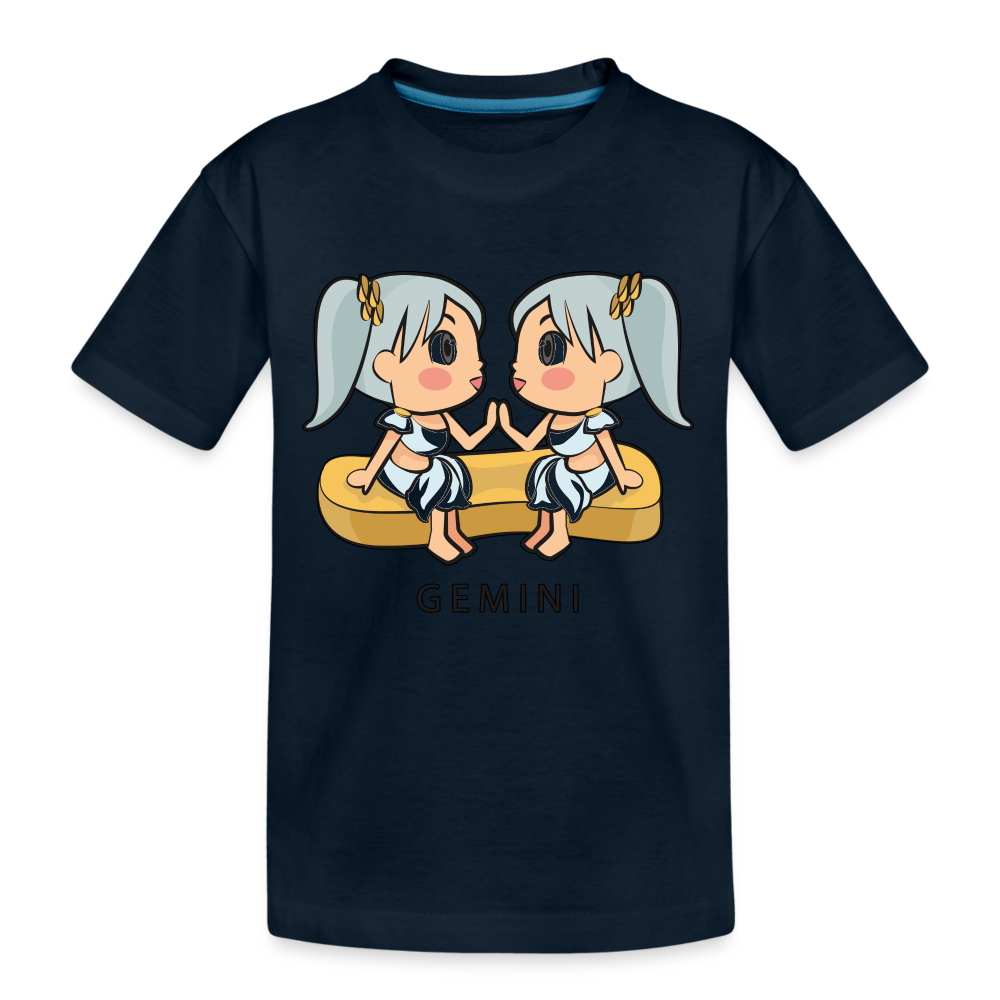 Kid’s Sweet Astro Gemini Premium Organic T-Shirt - deep navy