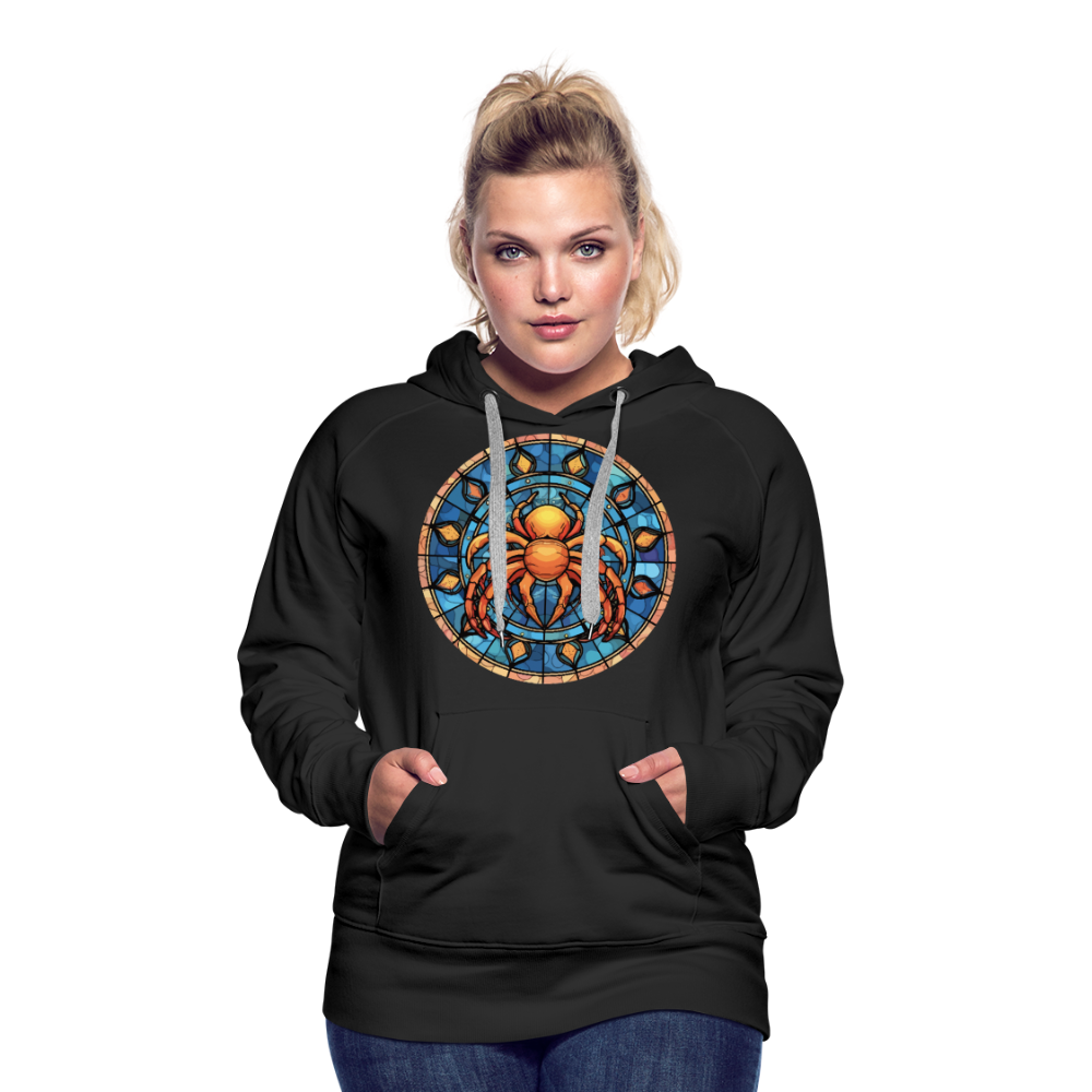 Women’s Mosaic Cancer Premium Hoodie - black