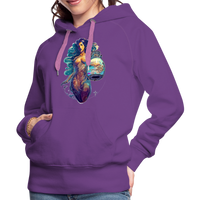 Thumbnail for Women’s Mythical Aquarius Premium Hoodie - purple 