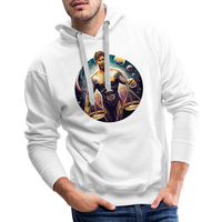 Thumbnail for Men’s Mythical Libra Premium Hoodie - white