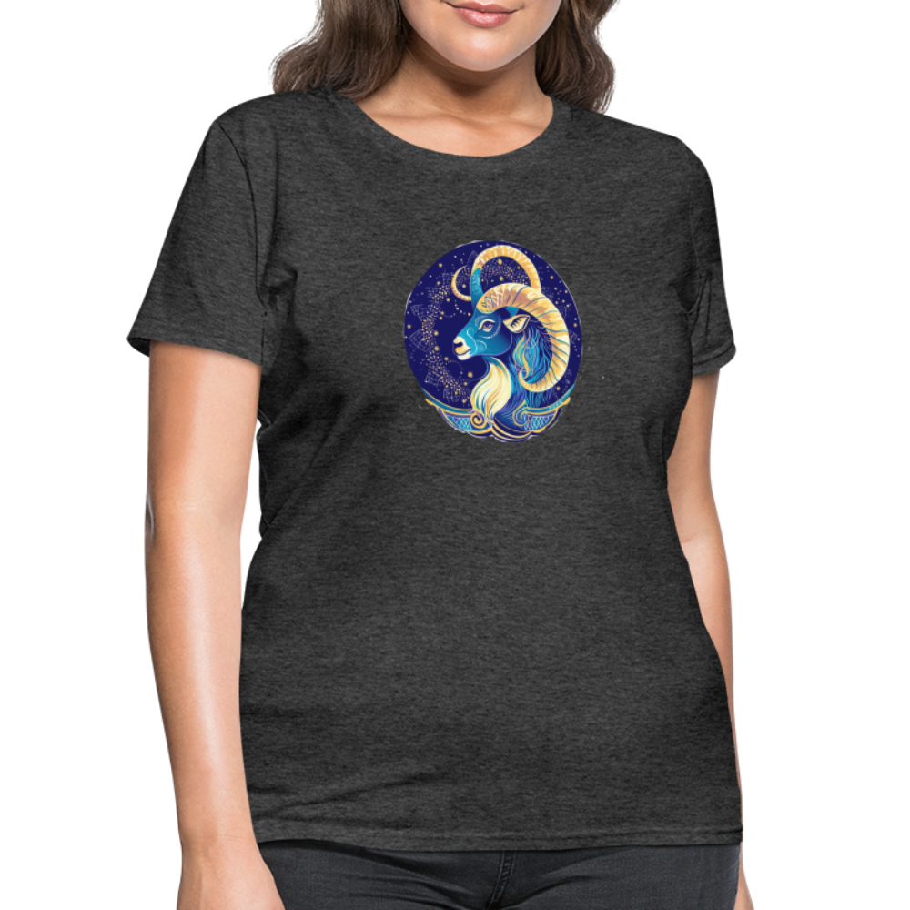 Women's Mythical Capricorn T-Shirt - heather black