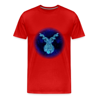 Thumbnail for Men's Stellar Capricorn Premium T-Shirt - red