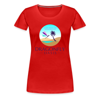 Thumbnail for Women's Dragonfly Oasis V.1 Premium T-Shirt - red