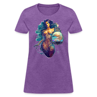 Thumbnail for Women's Mythical Aquarius T-Shirt - purple heather