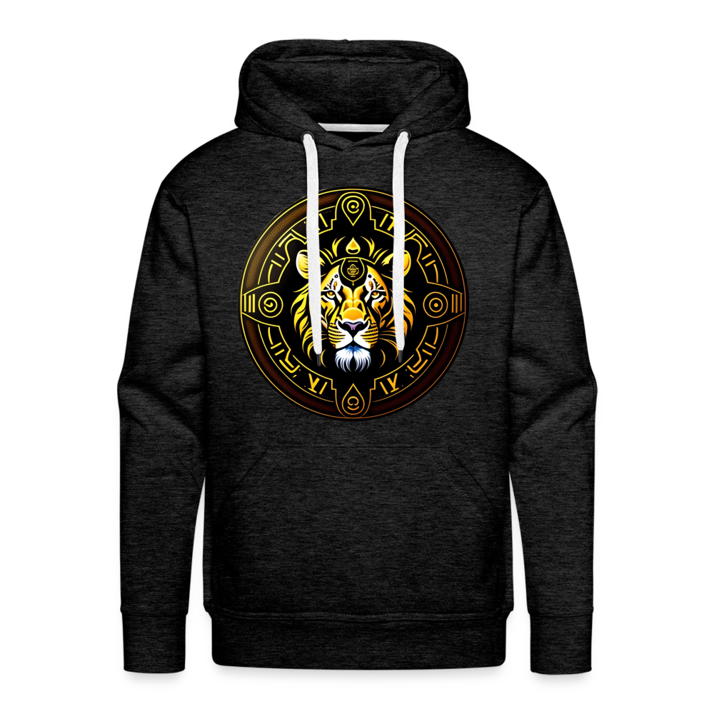 Men’s Mythical Leo Premium Hoodie - charcoal grey