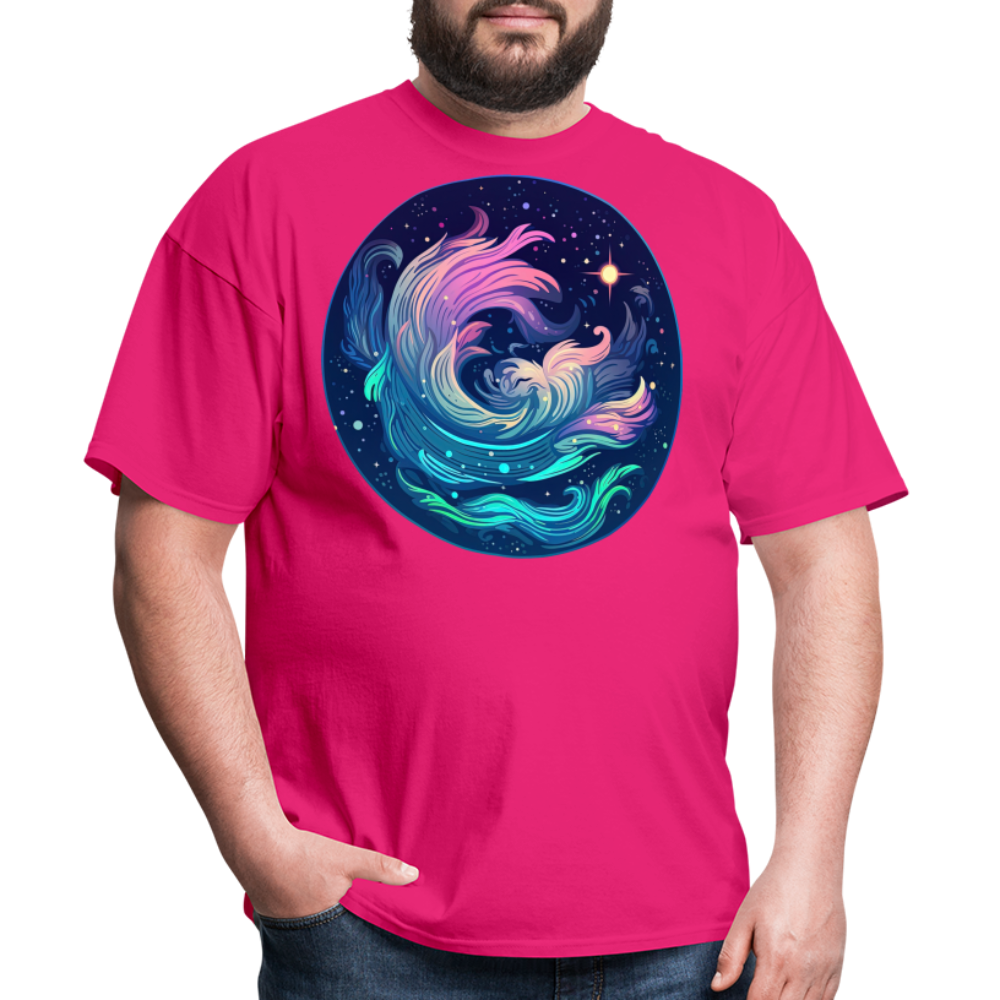 Men's Magic Aquarius Classic T-Shirt - fuchsia