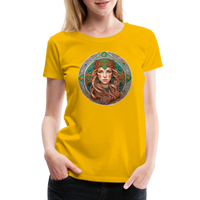 Thumbnail for Women’s Mythical Virgo Premium T-Shirt - sun yellow