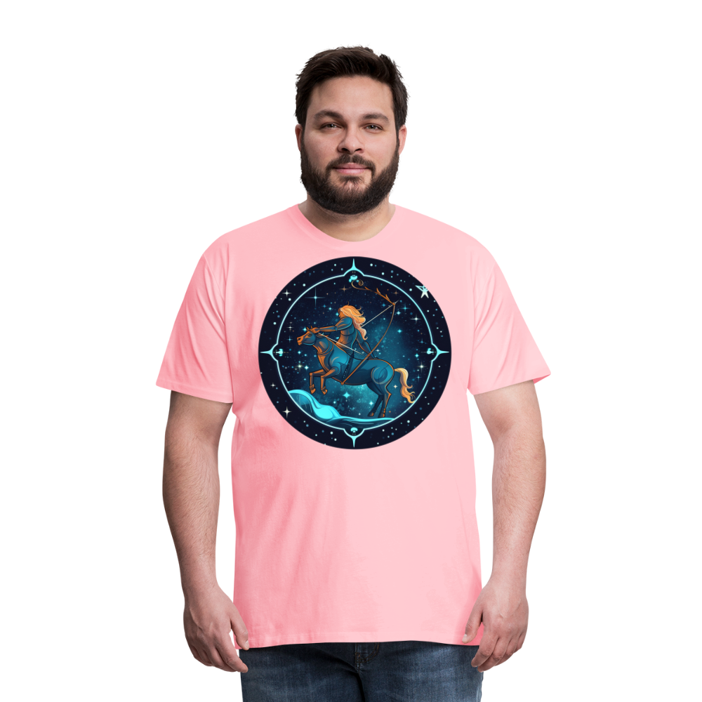 Men's Magic Sagittarius Premium T-Shirt - pink