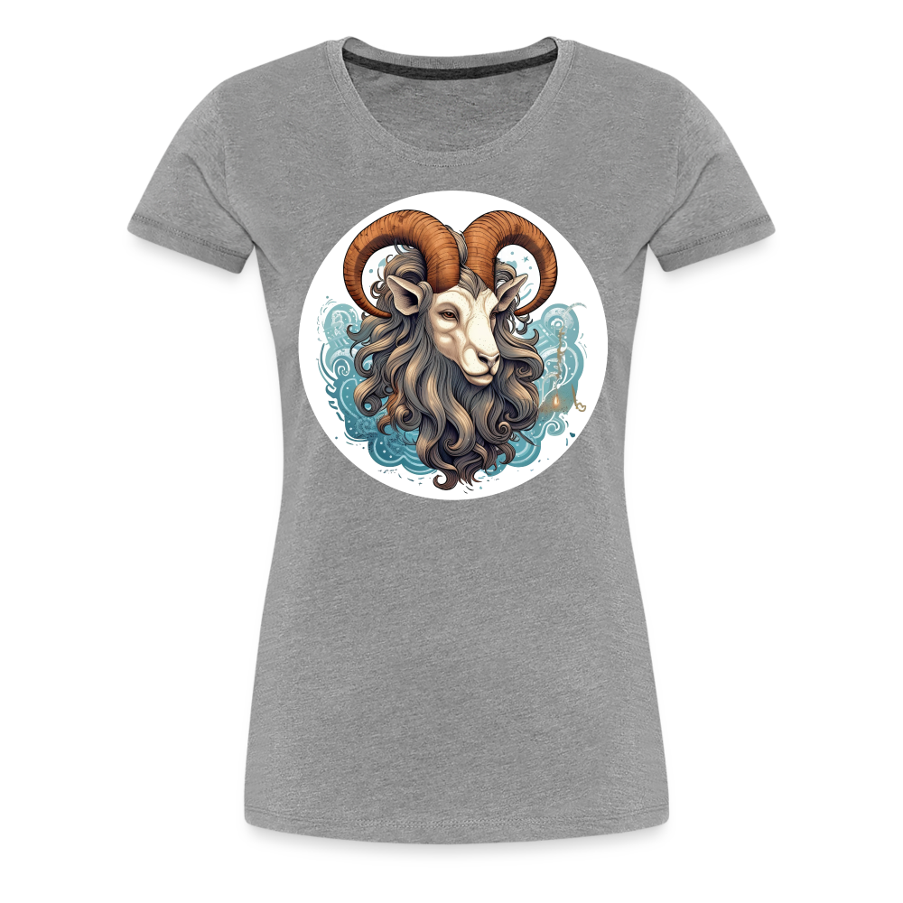 Women’s Symbol Capricorn Premium T-Shirt - heather gray