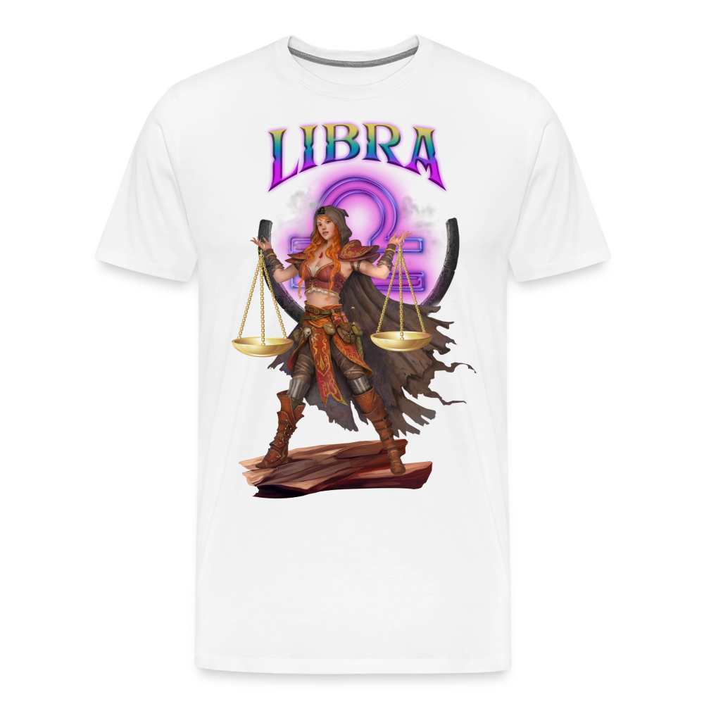 Men's Astral Libra Premium T-Shirt - white