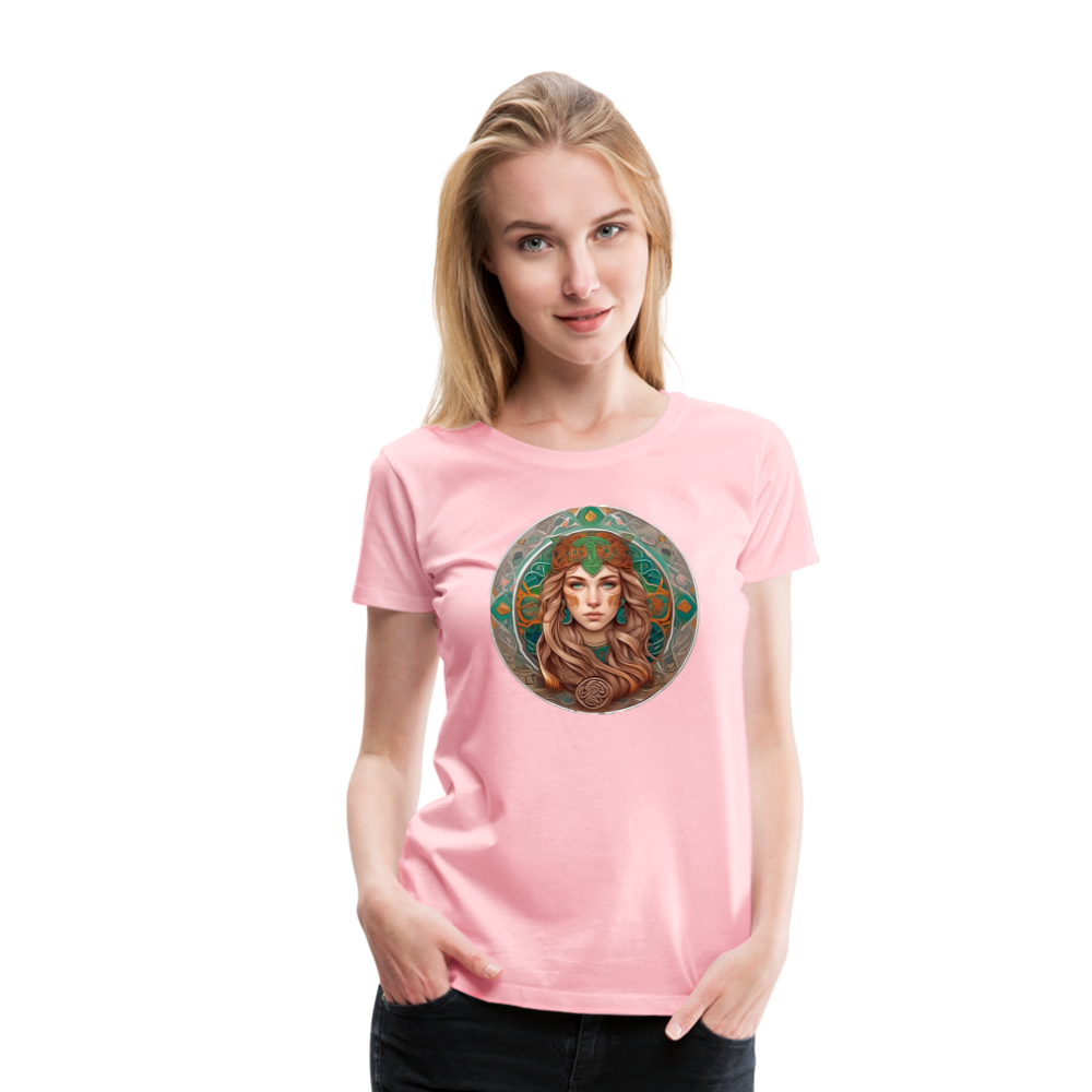 Women’s Mythical Virgo Premium T-Shirt - pink