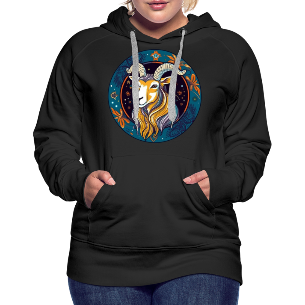 Women’s Mythical Capricorn Premium Hoodie - black