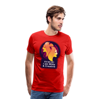 Thumbnail for Men's Glow Gemini Premium T-Shirt - red