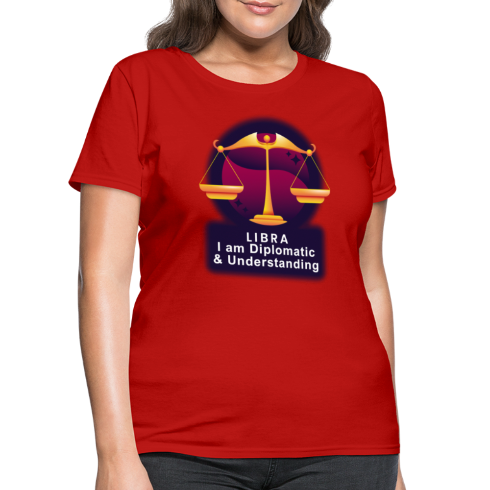 Women's Glow Libra T-Shirt - red