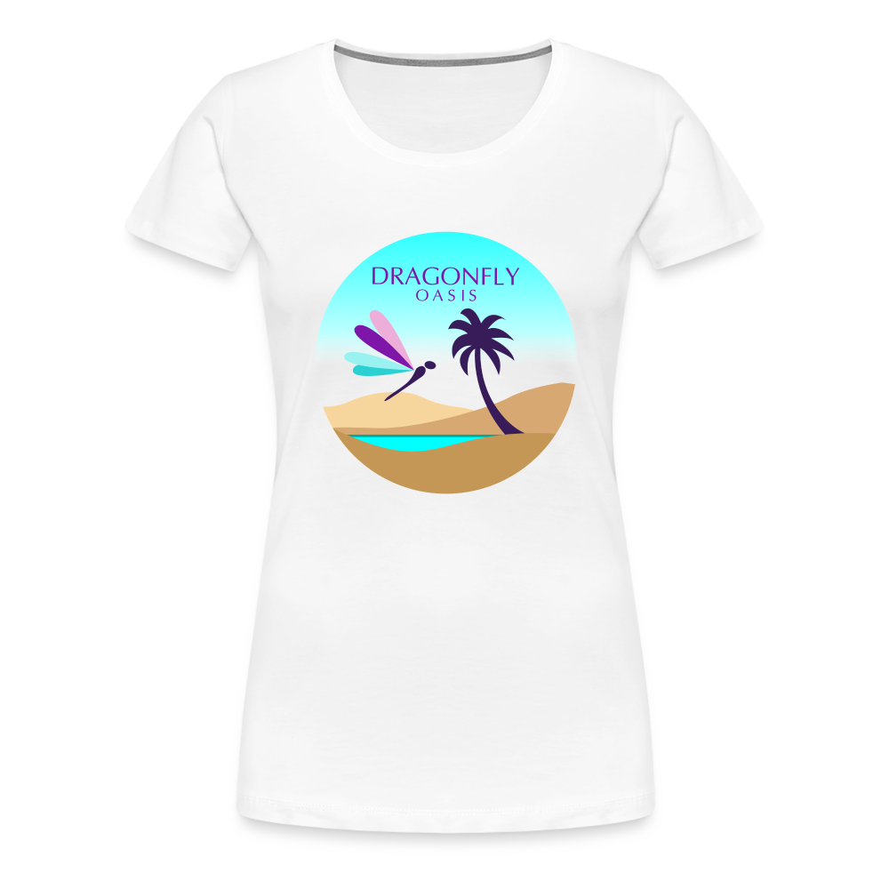 Women's Dragonfly Oasis V.2 Premium T-Shirt - white