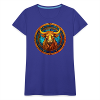 Thumbnail for Women’s Mosaic Taurus Premium T-Shirt - royal blue