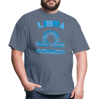 Thumbnail for Men's Power Words Libra Classic T-Shirt - denim