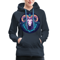 Thumbnail for Women’s Magic Capricorn Premium Hoodie - navy