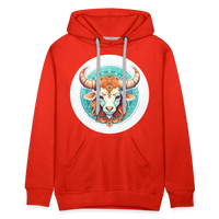 Thumbnail for Men’s Symbol Taurus Premium Hoodie - red