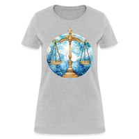 Thumbnail for Women's Mythical Libra T-Shirt - heather gray