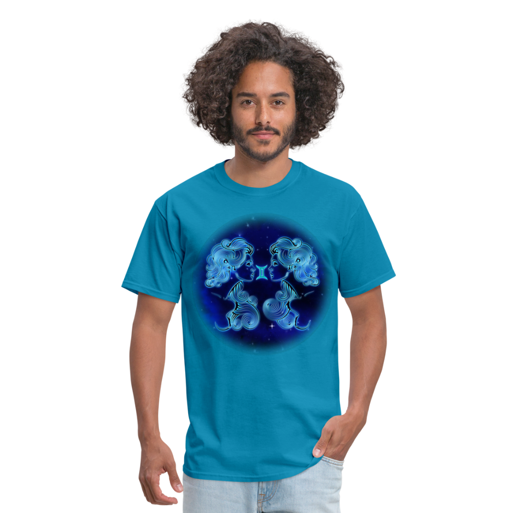 Men's Stellar Gemini Classic T-Shirt - turquoise