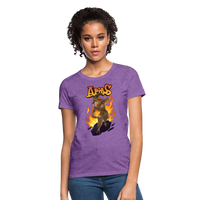 Thumbnail for Women's Aries Narihndrab T-Shirt - purple heather