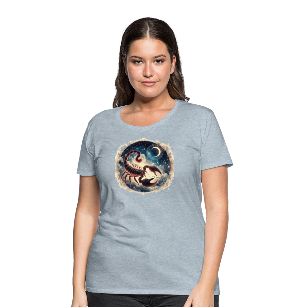 Women’s Mythical Scorpio Premium T-Shirt - heather ice blue