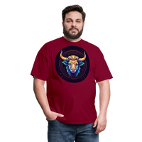 Thumbnail for Men's Magic Taurus Classic T-Shirt - burgundy