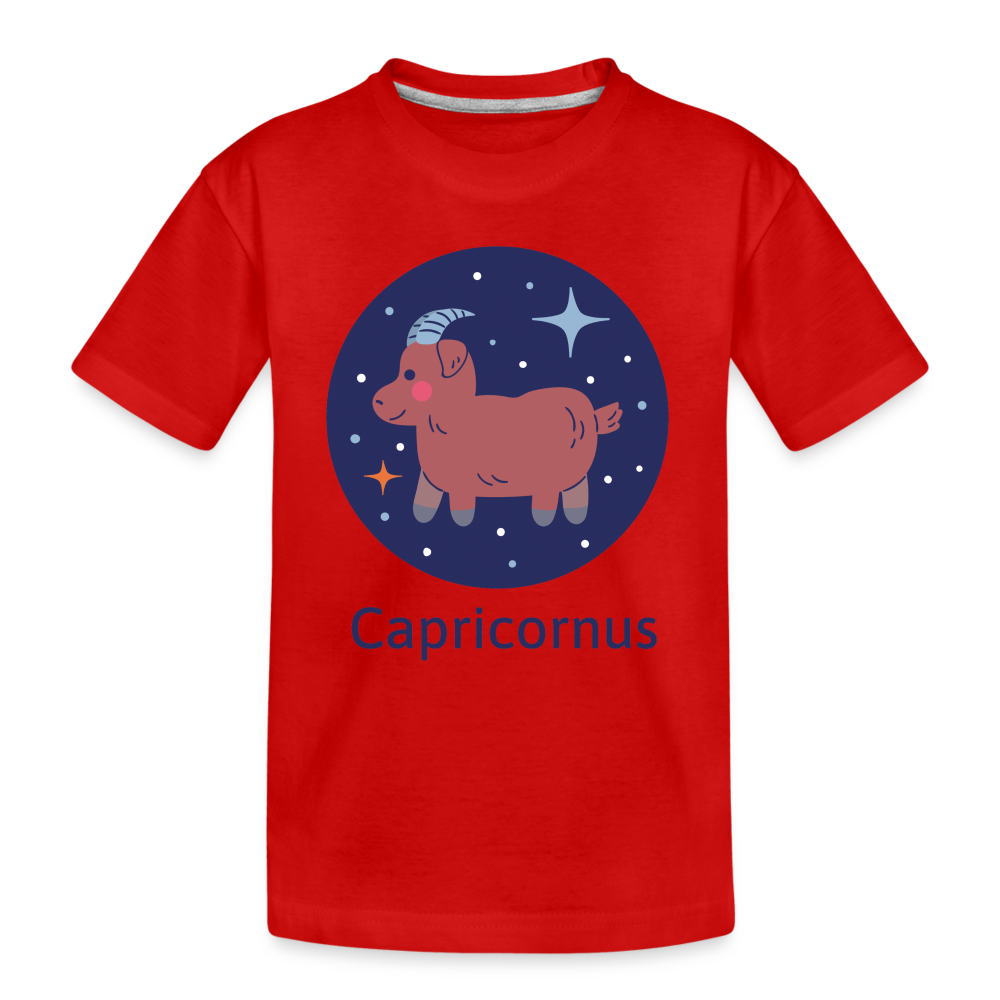 Kid’s Bluey Capricorn Premium Organic T-Shirt - red