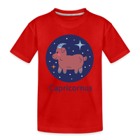 Thumbnail for Kid’s Bluey Capricorn Premium Organic T-Shirt - red