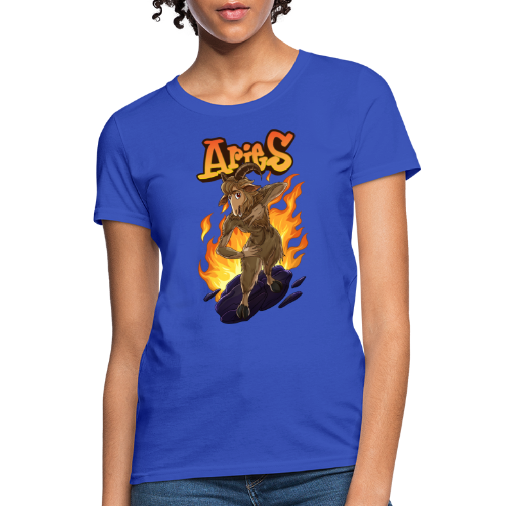 Women's Aries Narihndrab T-Shirt - royal blue