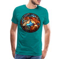 Thumbnail for Men's Mosaic Gemini Premium T-Shirt - teal